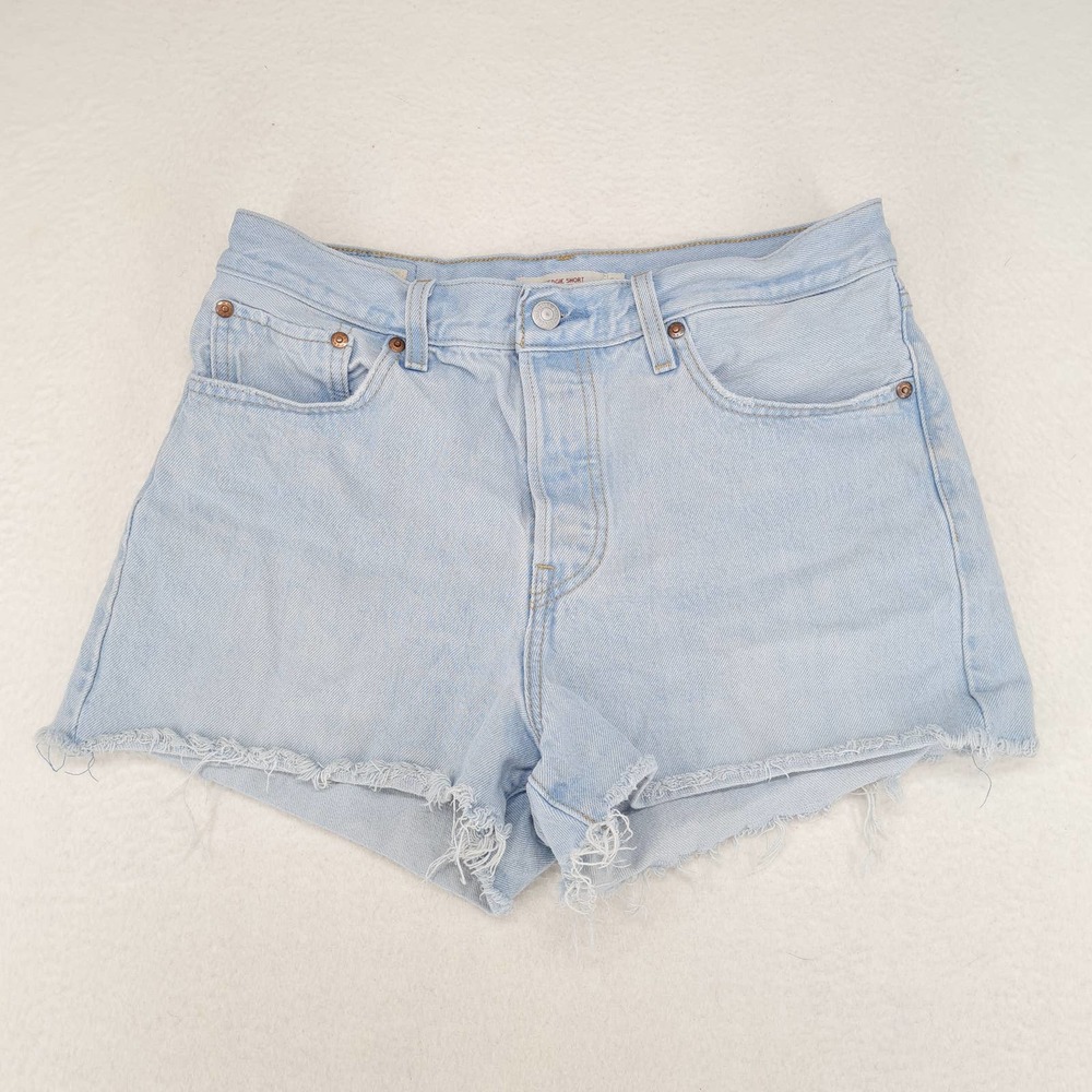 Levi's Wedgie Fit Light Wash Shorts Size 30